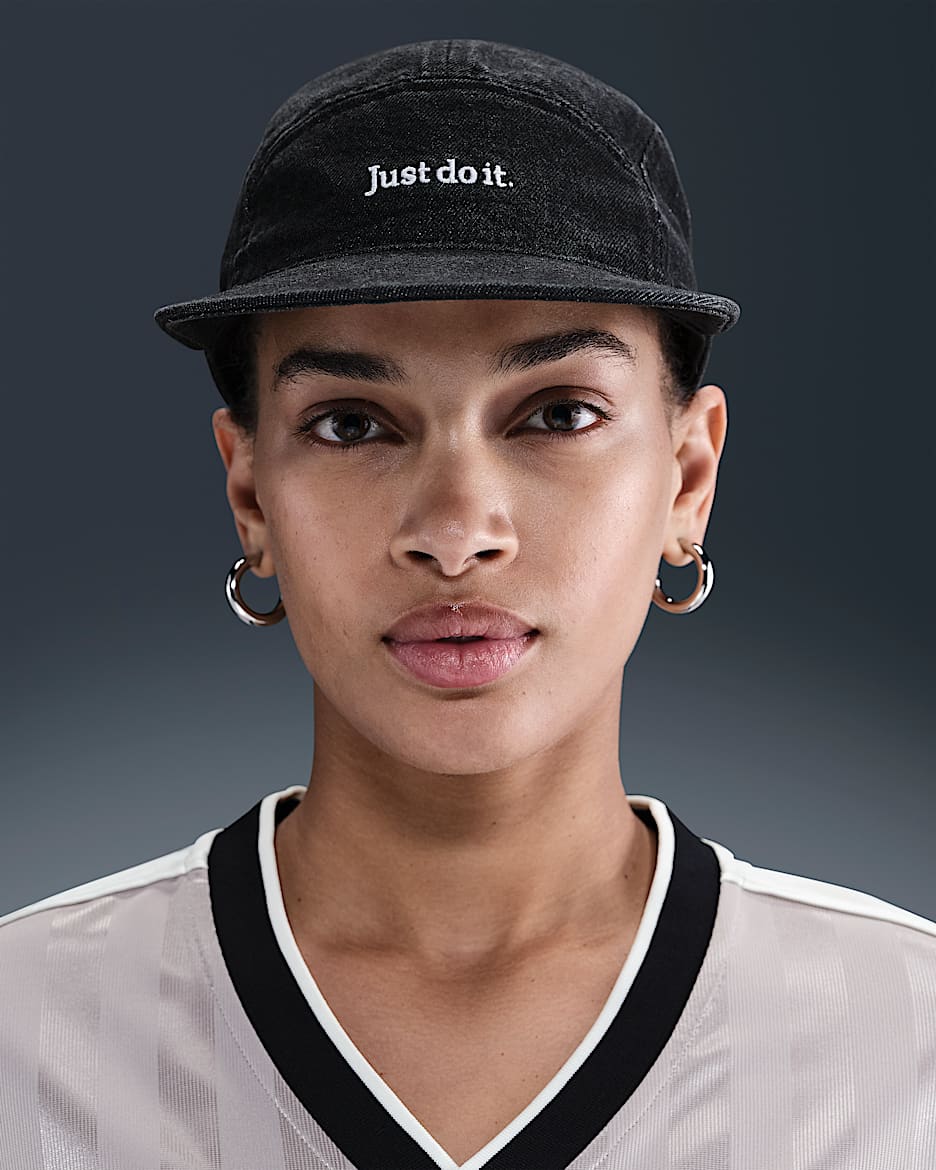 ★Nike★ Fly Unstructured Denim Cap Black White IB2345010 IB Nike Fly Unstructured Denim Cap. Nike.com